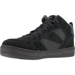 REEBOK WORK Women's Dayod Composite Toe Lightweight Skateboard Hi Top Sneaker, Black -Chic Shoes Store 2047781 001 alt3