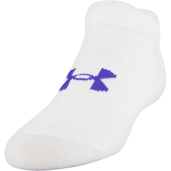 UNDER ARMOUR Girls' Essential No Show Socks, 6-Pack 7 UNDER ARMOUR Girls' Essential No Show Socks, 6-Pack - Image 5