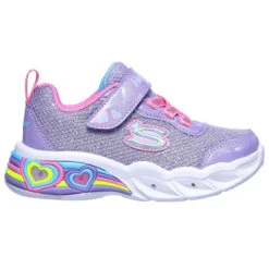 SKECHERS Infant/Toddler Girls' Sport Lighted - Sweetheart Lights Sneaker -Chic Shoes Store 2076849 508 alt1