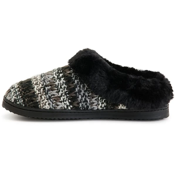 FAMOUS MAKER Women's Cora Striped Knit Clogs 5 FAMOUS MAKER Women's Cora Striped Knit Clogs - Image 3