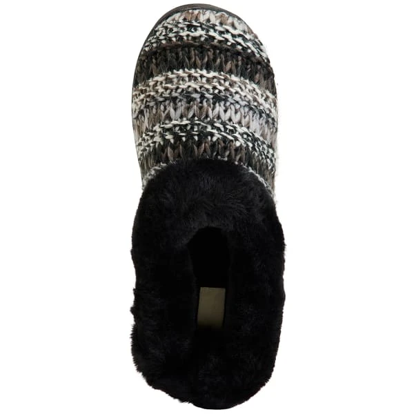FAMOUS MAKER Women's Cora Striped Knit Clogs 6 FAMOUS MAKER Women's Cora Striped Knit Clogs - Image 4