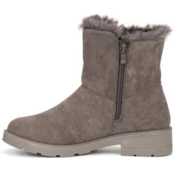 OLIVIA MILLER Women's Rosemary Faux Fur Boots -Chic Shoes Store 2084674 004 alt2