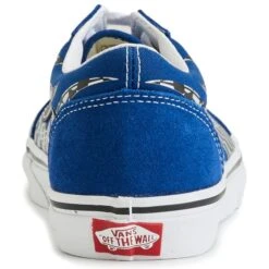 VANS Little Boys' Old Skool Reflect Check Flame Shoes -Chic Shoes Store 2085443 408 alt4