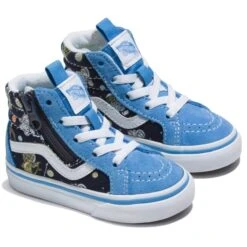 VANS Toddlers' Glow Cosmic Zoo SK8-HI Reissue Side-Zip Shoes